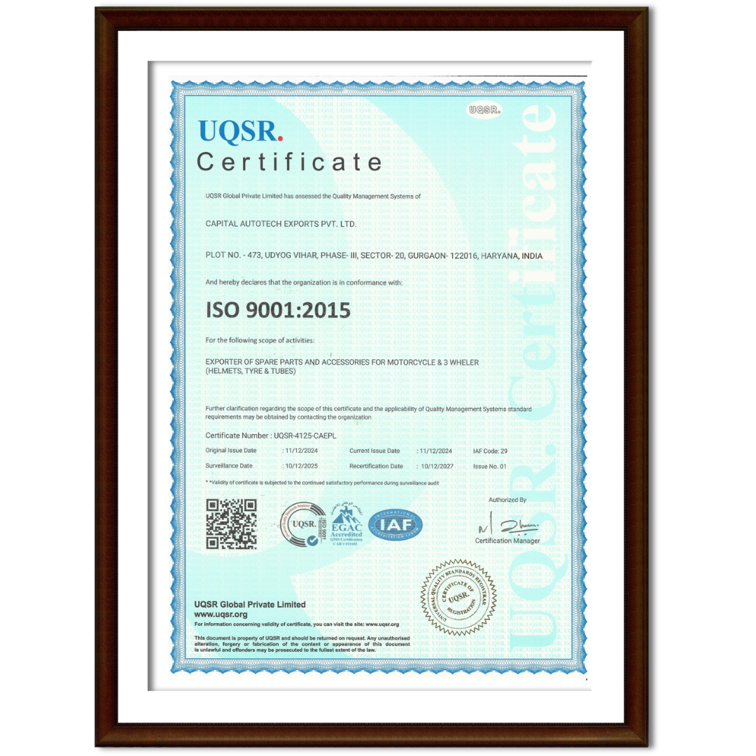 ISO Certificate